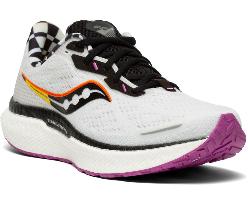 Saucony Triumph 19 Löparskor Dam Silver Svarta | Sverige 276QMA